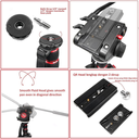 Rover 77 Paket 1 Traveller Fluid Head Video Tripod Monopod Kit 5.webp