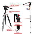 Rover 77 Paket 1 Traveller Fluid Head Video Tripod Monopod Kit 3.webp
