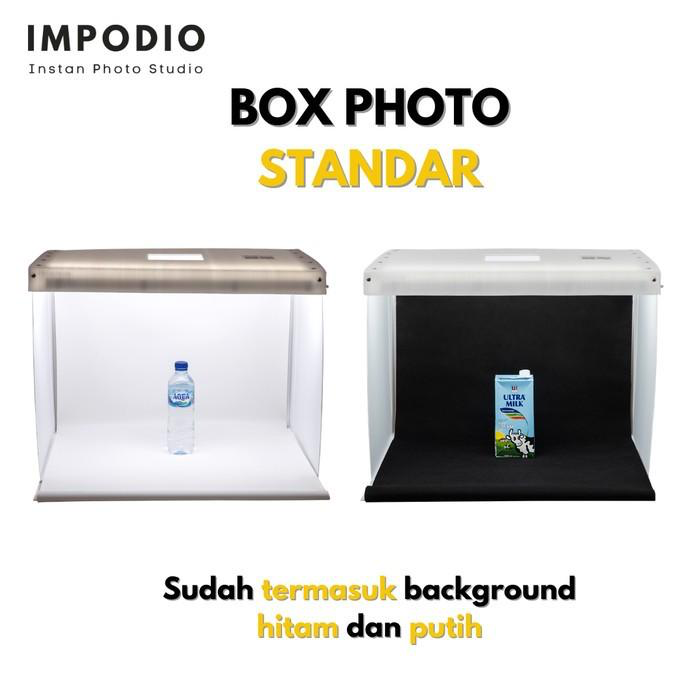mini studio box photo Ukuran A2 - (Paket dengan alasfoto) - Standart