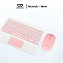 Goojodoq 10 inch Wireless Bluetooth Keyboard Touch keyboard Lightweight Portable For iPad Samsung Xiaomi iPhone Windos Colorful